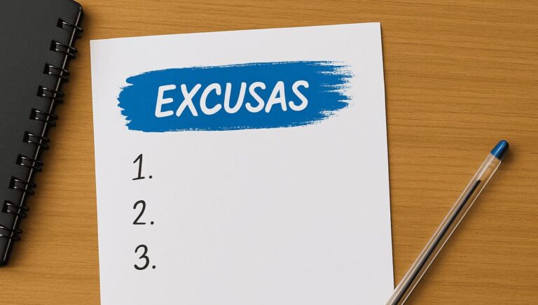 Las excusas nos roban nuestro poder personal